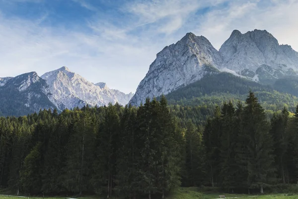 Vue Paysage Alpes Bavaroises Allemagne Europe — Photo