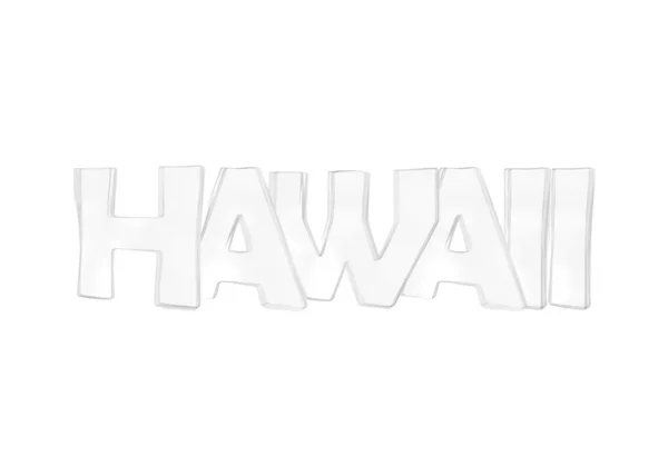 Hawai. Nombres de estado aislados de Estados Unidos . —  Fotos de Stock