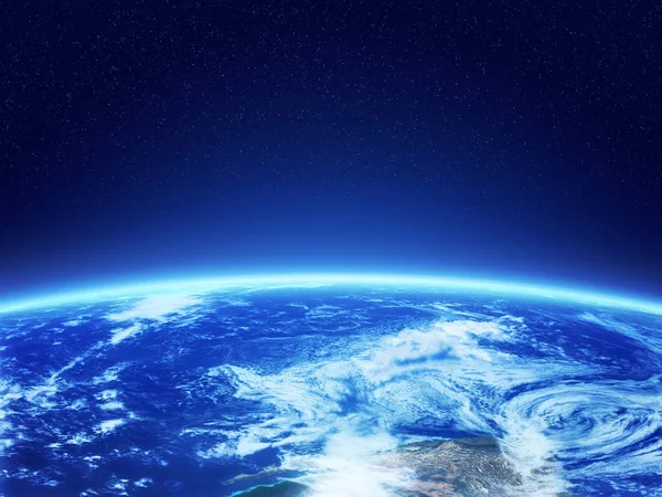Üst yörüngeye Earth görünümü