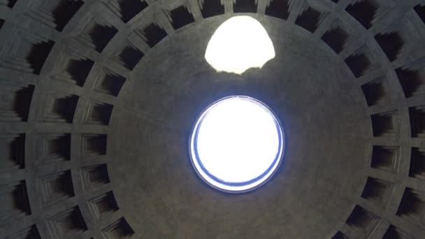 万神殿内部圆顶 — 图库视频影像