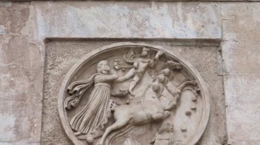 4 k Roma, görünümü ve Konstantin Arch ayrıntılarını