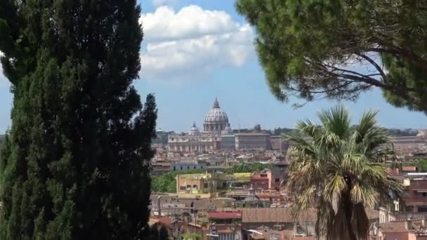 Roma Panorama Pincio — Vídeo de Stock