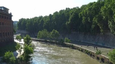 Roma, Tiber Nehri Panoraması 