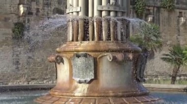 İtalya, Lecce, uyum, görünümü ve Ayrıntılar Çeşmesi.