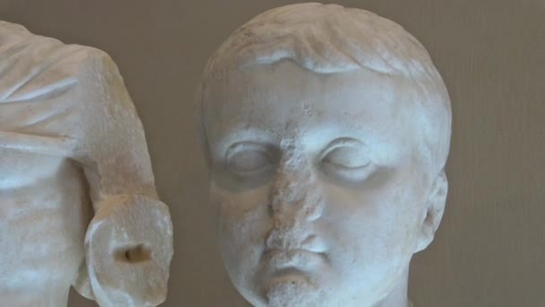 Itália Região Puglia Taranto Museu Arqueológico Nacional Taranto Vários Achados — Vídeo de Stock