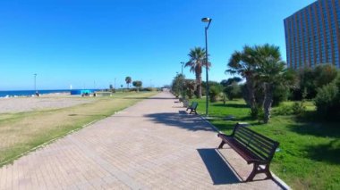 İtalya, Bari, deniz ve plaj.