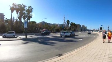 İtalya, Bari, deniz ve plaj. Zaman atlamalı