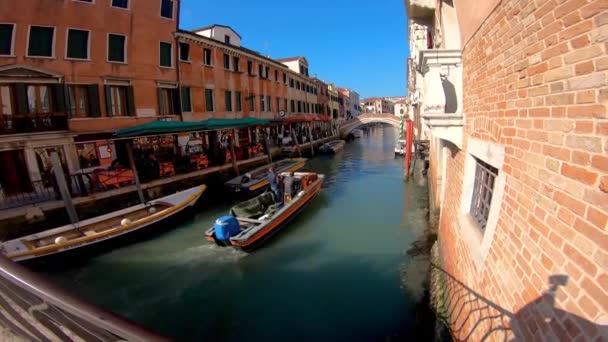 Venecia Vista Canal Típico — Vídeos de Stock