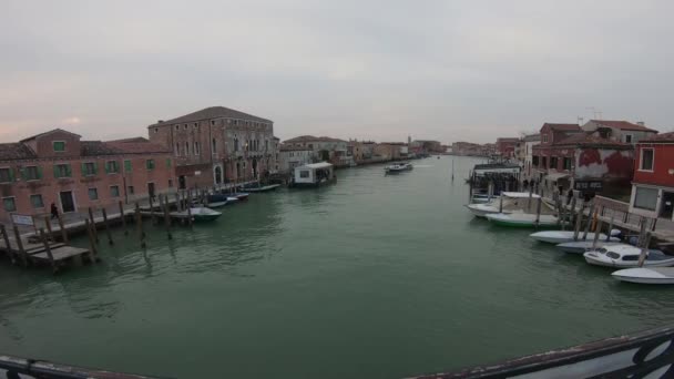 Venecia Vista Del Canal Principal Isla Murano — Vídeos de Stock