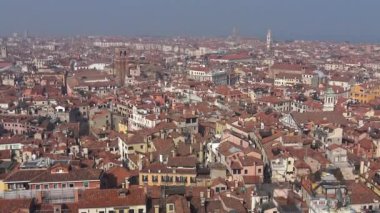 4k Venedik, San Marco çan kulesinden şehir panoraması