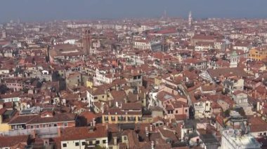 4k Venedik, San Marco çan kulesinden şehir panoraması