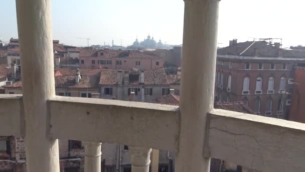 Venedig Panorama Över Staden — Stockvideo
