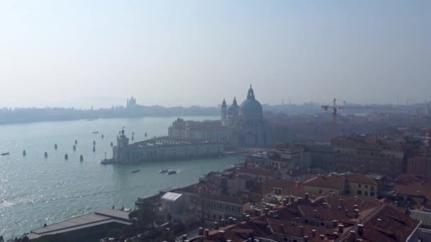 Venecia Panorama Ciudad Desde Campanario San Marco — Vídeos de Stock