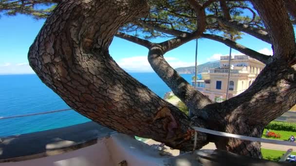 Италия Сорренто Вид Красивое Синее Море — стоковое видео