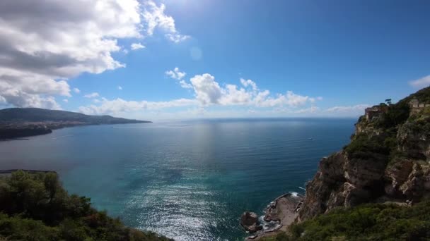 Itália Costa Amalfitana Panorama — Vídeo de Stock