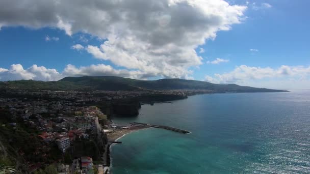 Itálie Pobřeží Amalfi Pohled Vico Equense — Stock video