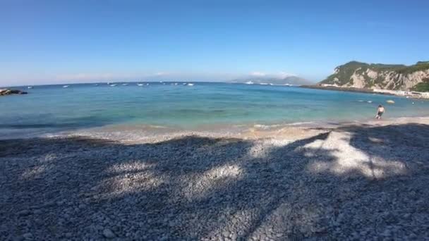 Italia Capri Marina Grande Beach Iper Lapse — Video Stock