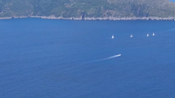 Italia Capri Panorama Villa Jovis — Vídeos de Stock