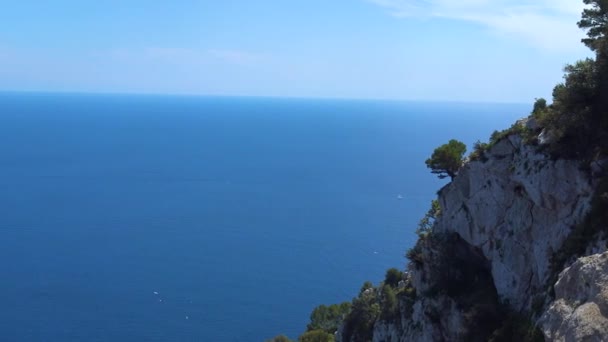 Włochy Capri Panorama Villa Jovis — Wideo stockowe