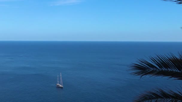 Itálie Capri Pohled Slavné Přírodní Skalní Hromádky — Stock video