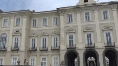 İtalya, Napoli, Portici, kraliyet sarayı görünümü.