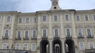 İtalya, Napoli, Portici, kraliyet sarayı görünümü.