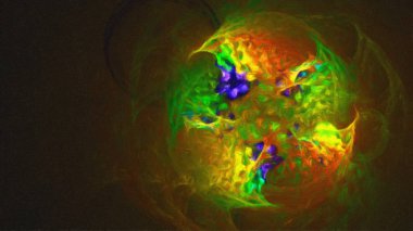 Soyut yaratıcılık fraktal arka plan bilgisayar boya efekti oluşturulan. 