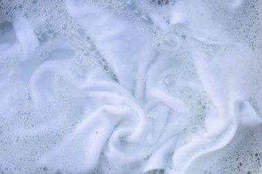 Yıkamadan önce bezi ıslat, beyaz bez.