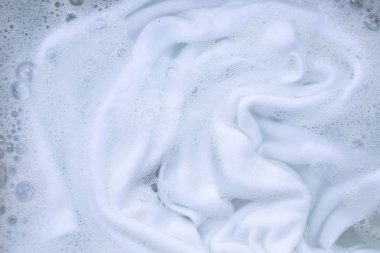 Yıkamadan önce bezi ıslat, beyaz bez.