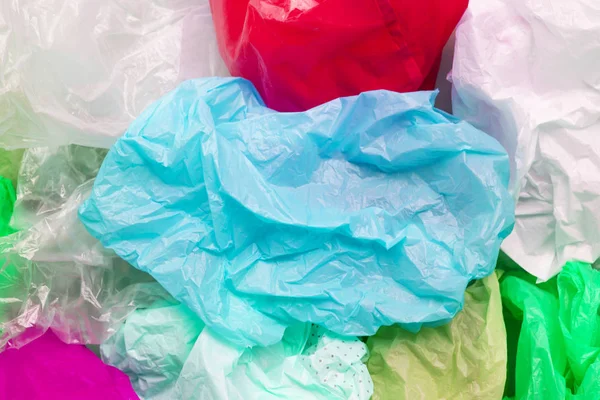 Kleurrijke Van Plastic Zakken — Stockfoto
