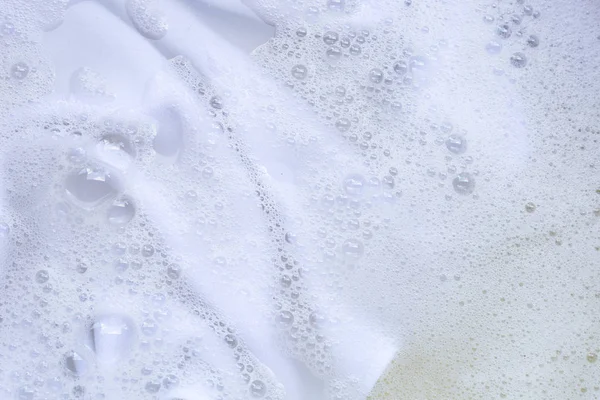 Wäsche Waschen Weiße Kleidung Durchnässt — Stockfoto