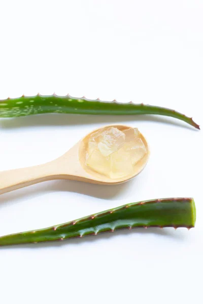 Aloe vera on white — Stock Photo, Image
