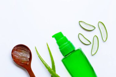 Spa veya cilt bakımı kozmetik Aloe Vera Jel o için ürün şişesi