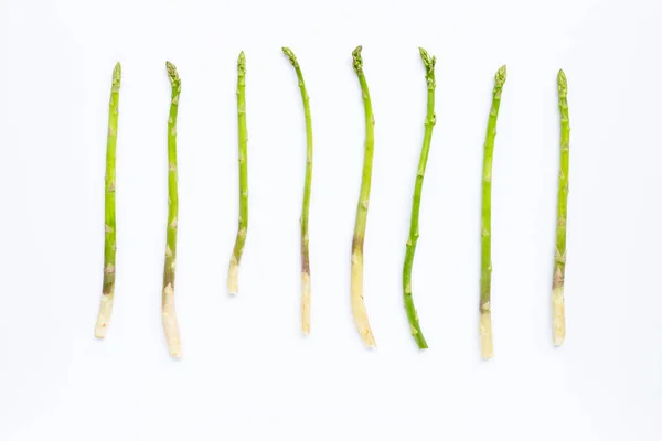 Fresh asparagus isolated on white background. — Stock Photo, Image