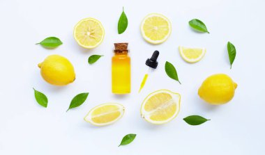 Beyaz limon ile Uçucu yağ.