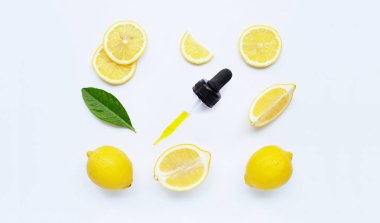 Beyaz limon ile Uçucu yağ.