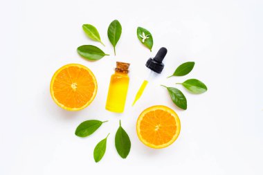 Beyaz taze portakal narenciye ile Uçucu yağ 