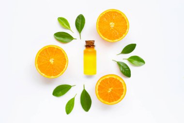 Beyaz taze portakal narenciye ile Uçucu yağ 