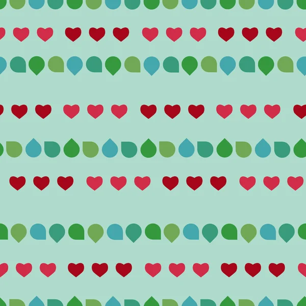 Hojas Corazones Simples Fondo Vectorial — Archivo Imágenes Vectoriales