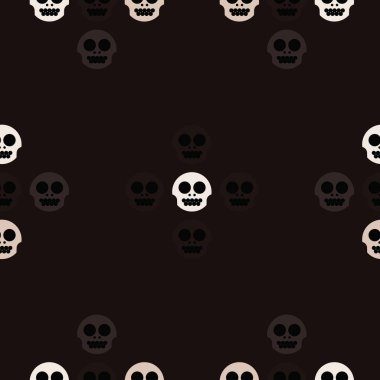 Kafatasları koyu arka plan - Halloween tema arka plan üzerinde