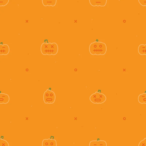 Calabazas Varios Contornos Fondo Vectorial — Archivo Imágenes Vectoriales