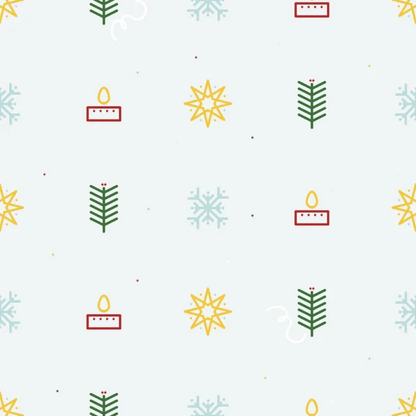 Weihnachten Symbole Hintergrund Vektor Hintergrund — Stockvektor