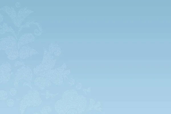 豪华花卉邮票效果卡设计 — 图库矢量图片