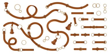 Erkek deri kemer veya lethern kadın bel bandı