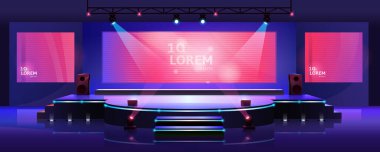 Sahne, konferans salonu, konser sahnesi