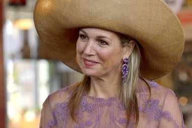ENSCHEDE, THE NETHERLANDS - JUNE 21, 2018: Queen Maxima from the Netherlands during the re-opening of an old factory called 'The Performance Factory'.