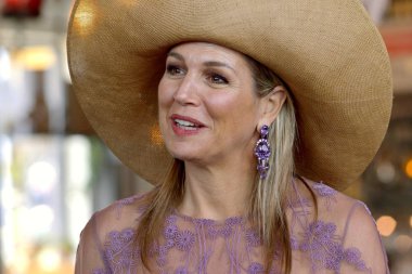 ENSCHEDE, THE NETHERLANDS - JUNE 21, 2018: Queen Maxima from the Netherlands during the re-opening of an old factory called 'The Performance Factory'.