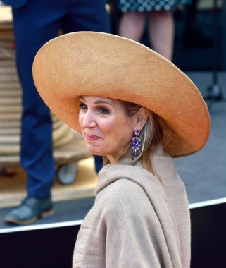 ENSCHEDE, THE NETHERLANDS - JUNE 21, 2018: Queen Maxima from the Netherlands during the re-opening of an old factory called 'The Performance Factory'.