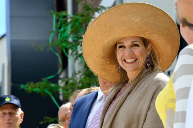 ENSCHEDE, THE NETHERLANDS - JUNE 21, 2018: Queen Maxima from the Netherlands during the re-opening of an old factory called 'The Performance Factory'.