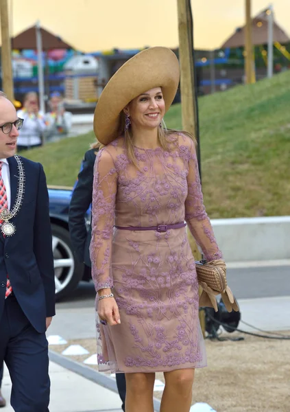 Enschede Netherlands June 2018 Queen Maxima Netherlands Opening Old Factory — Stockfoto